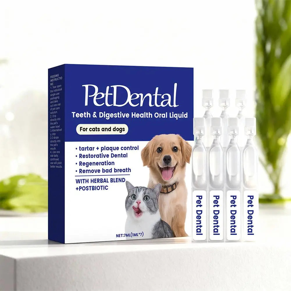 Pet Teeth Cleaning Liquid for Dog and Cat Teeth Cleansing Remove Tartar Odor Reduce Bad Breath Keep Fresh Pet Dental Care