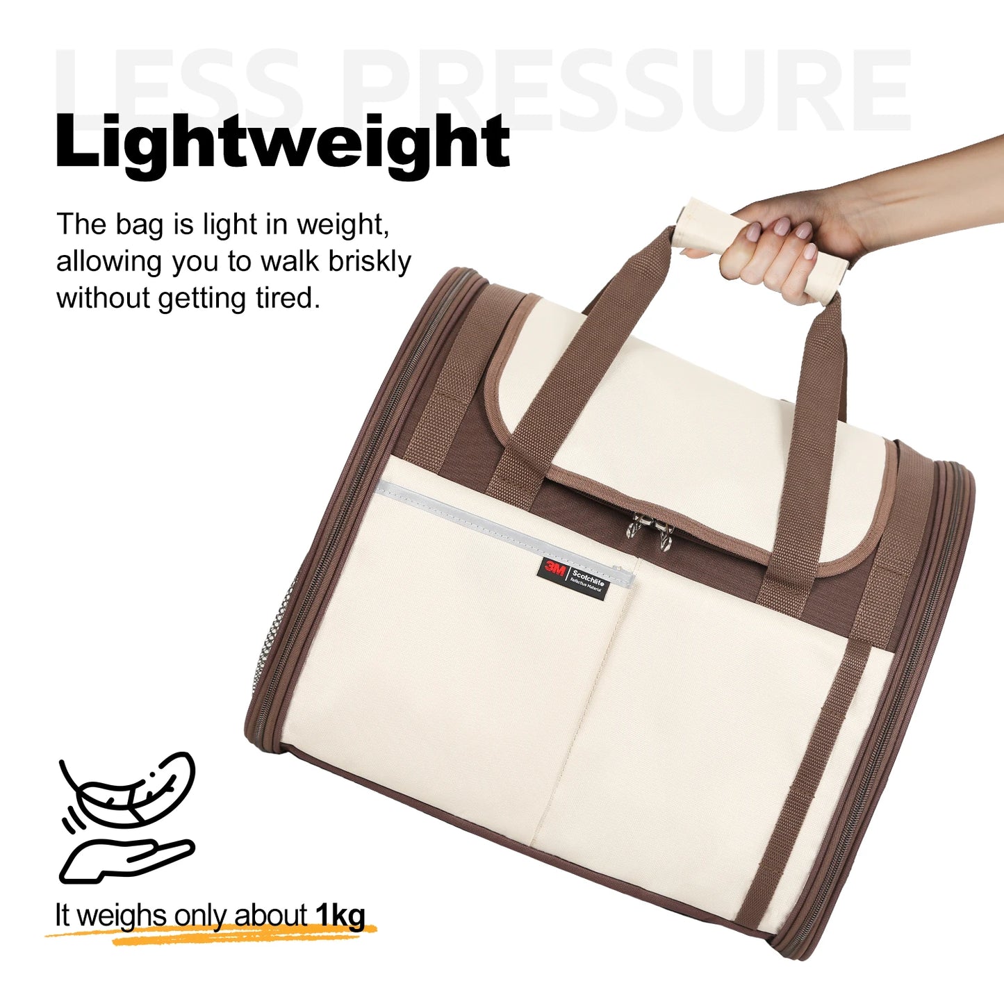 Large Dog Carrier Backpacks,With Load 9KG ,Cat Puppy Carrier Bag for Travel Camping Hiking