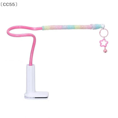 〔CC55〕Bird Perch Stand Bird Training Portable Tabletop Platform Parrot Lovebirds Indoor Budgies Bending Stand Cage Accessories