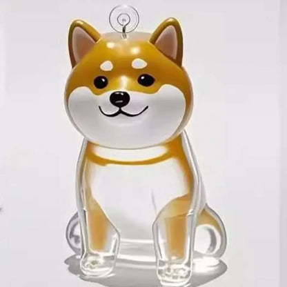 Dog Shape Dog Hair Storage Box Transparent DIY Handmade Pet Hair Keychain Keyring Hair Grooming Puppy Pendants Pet lovers