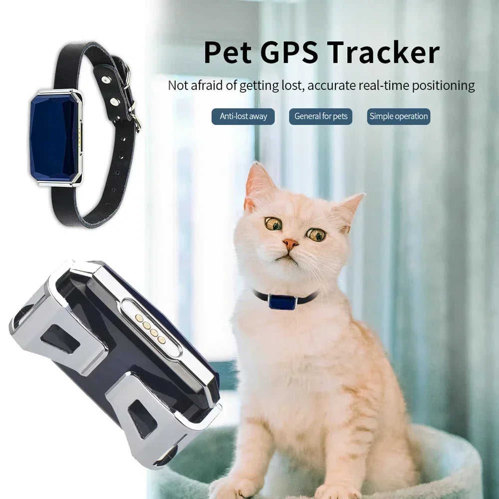 G12p Pet 2G GPS Tracker Locator Universal Smart Waterproof GPRS Location Collar for Cats and Dogs Positioning Tracking Device