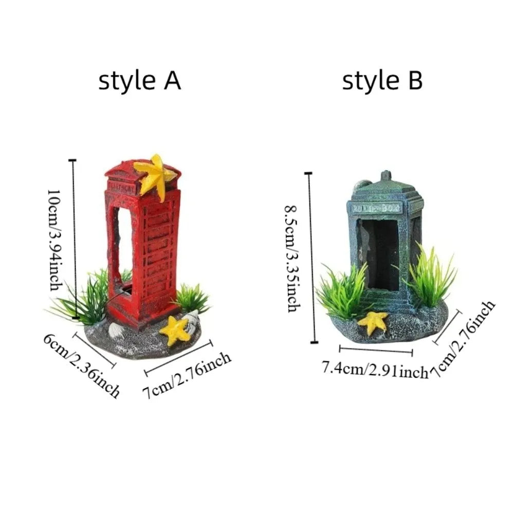 Simulation Fish Tank Decoration Natural Look Retro Aquarium Landscaping Resin Artificial Aquarium Ornament Home Aquarium