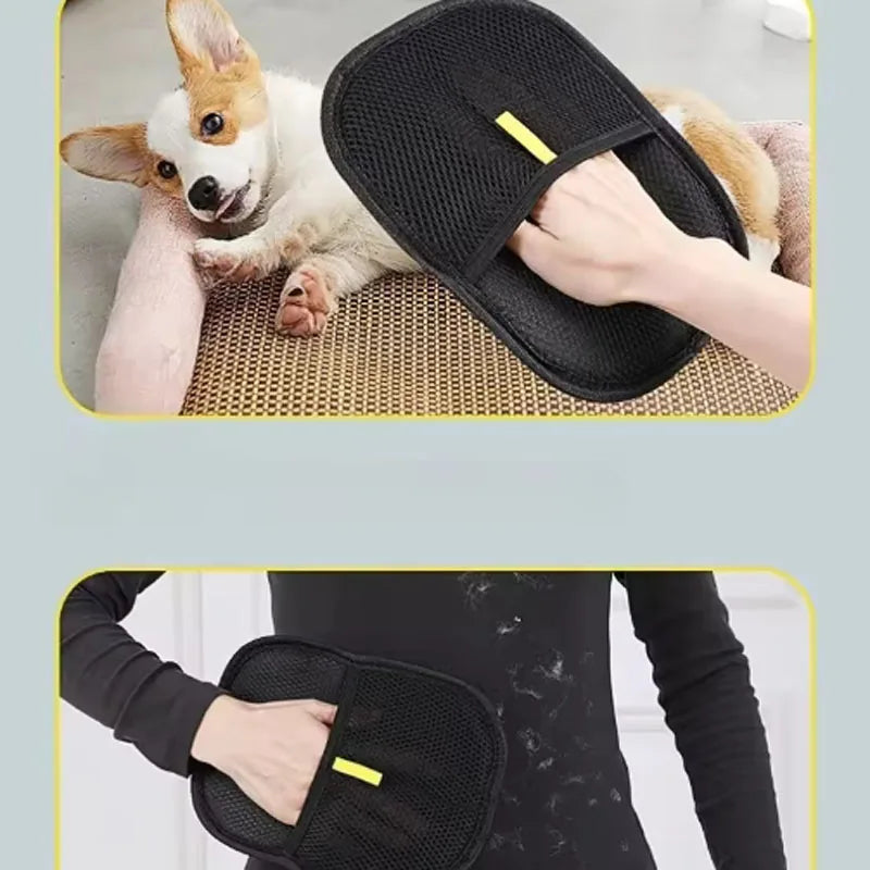 Pet Hair Remover Portable Washable Clothes Hair Dehairing Gloves Pet Accessories Pet Cleaning Products