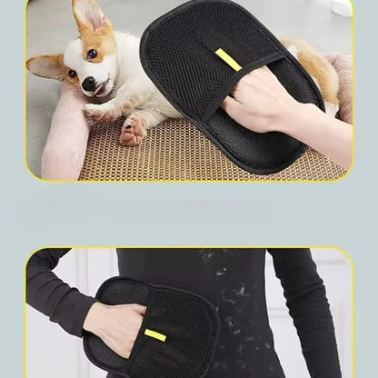 Pet Hair Remover Portable Washable Clothes Hair Dehairing Gloves Pet Accessories Pet Cleaning Products