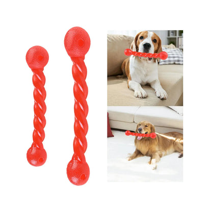 Dog Chew Toy Aggressive Chewers Interactive Rubber Bite Resistant Durable Soft