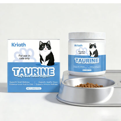 Cats Taurine Powder Support Pet Heart Health and Stability Maintain Pets Vision Gentle Formula Pet Daily Care Nutrition Powder