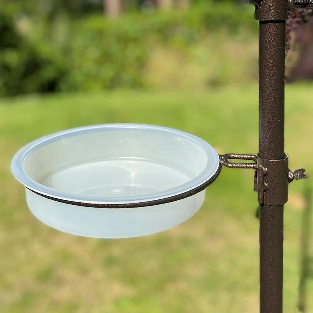 Bird Feed Bowl Transparent Circular Bird Feeder Imple Bird Comfortable Supplies Eating Environment And Fashionable Provide