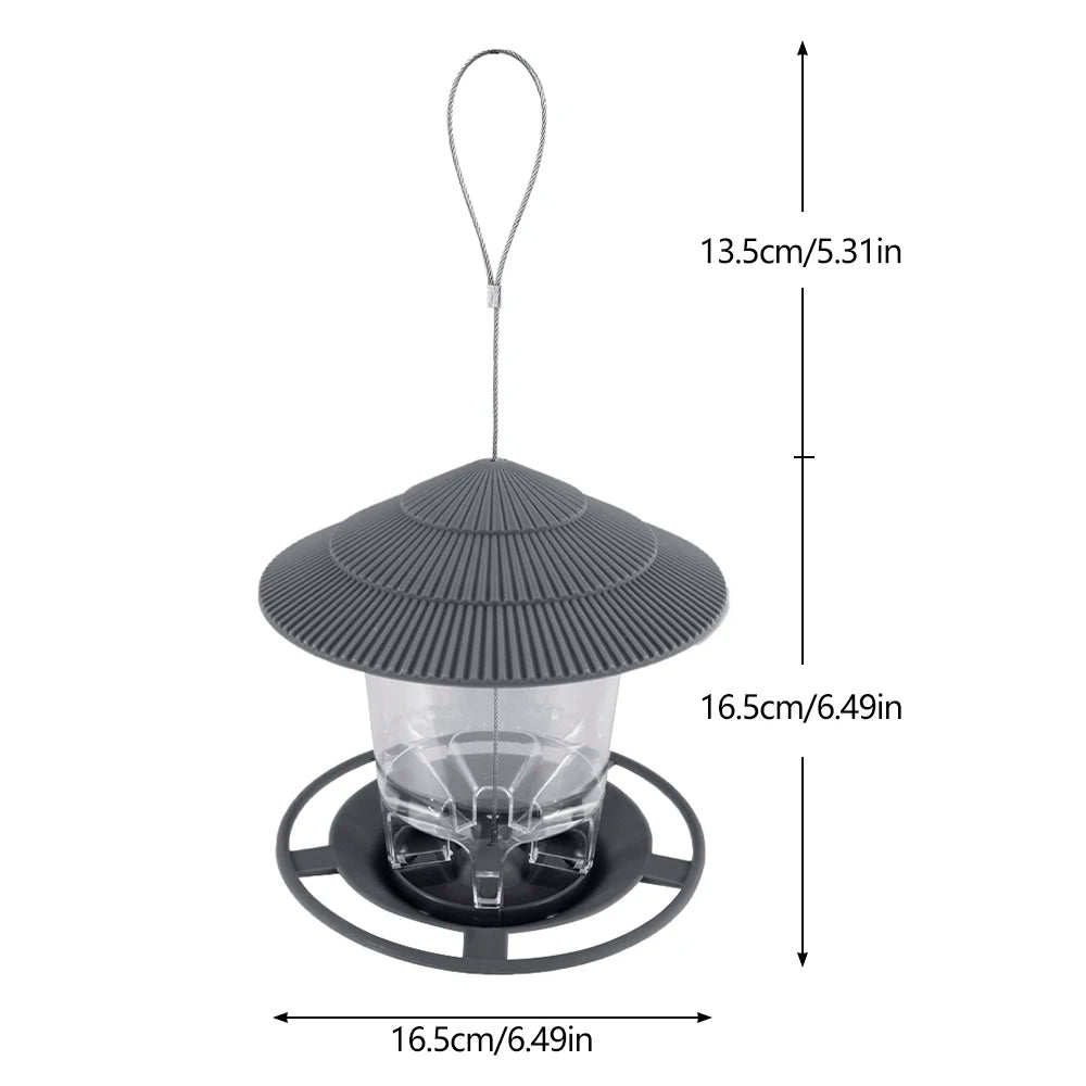 3/2/1PCS Bird Feeder Hanging Easy Clean and Fill Outdoor Large Capacity for Garden  Outside Decoration Outdoors Squirrel Proof