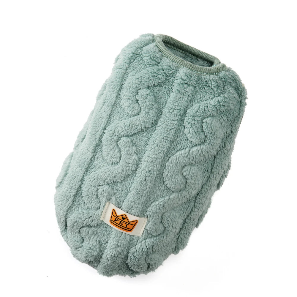 Soft Fleece Pet Cat Clothes Autumn Winter Cats Vest Apparel Puppy Jacket Shirt Kitten Sweater Coat Cute Chihuahua Costume Outfit