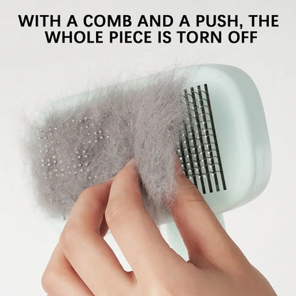 Cats Grooming Hair Removal Rake Comb Massage Pin Brush Removing Loose Hair Electric Hair Remover Creating Beauty For Dogs Cats