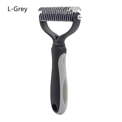 Pet Hair Removal Combs Pet Fur Knot Cutter Double sided Hairdressing Pet Combs Dog Cat Hair Shedding Combs Safe Dematting Brush