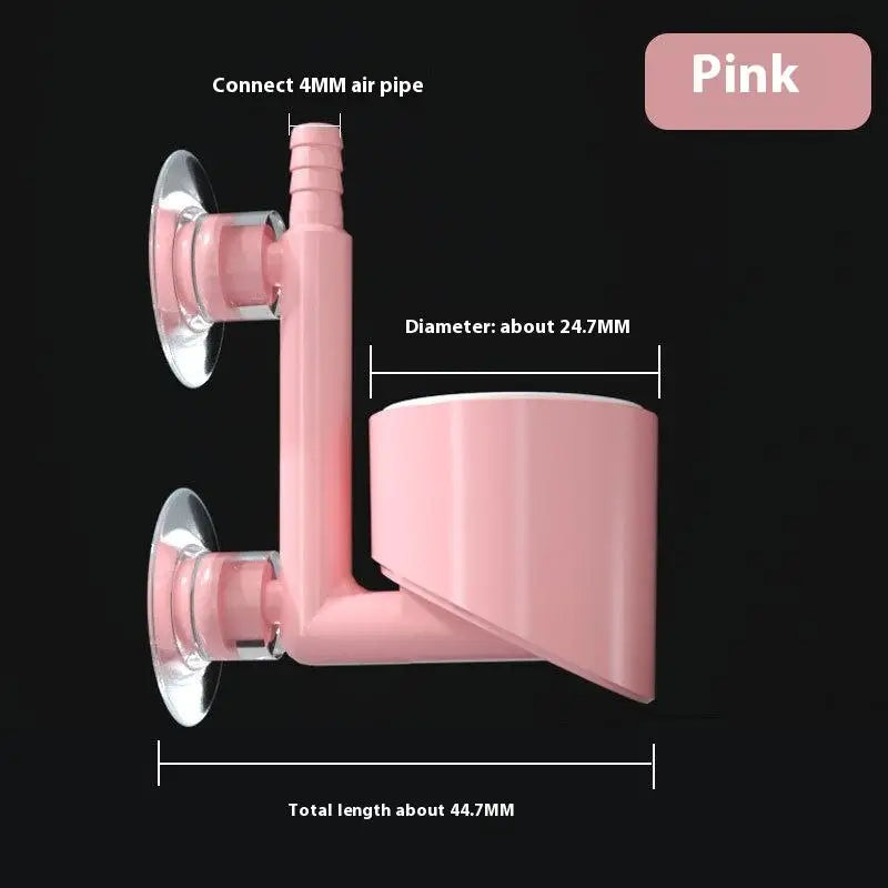 Aquarium Fish Tank Air Pump With Suction Cup Mini Bubble Tray Air Purifier Ultra Dense Bubble Rock Oxygenation Accessories