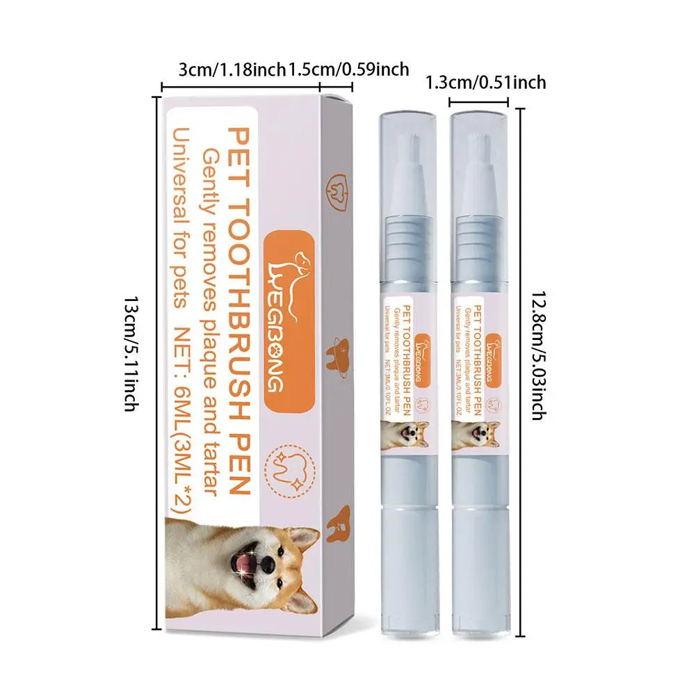 Dog Teeth Cleaning Gel Tooth Repair Teeth Brushing Cleaner Dog Oral Care For Dogs Cats Odor Stain Remover Pet Breath Freshener
