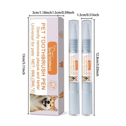Dog Teeth Cleaning Gel Tooth Repair Teeth Brushing Cleaner Dog Oral Care For Dogs Cats Odor Stain Remover Pet Breath Freshener