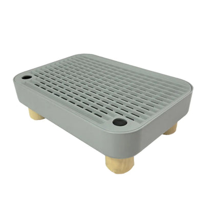 Litter Box Step for Kitten and Old Cats Litter Sifter Box for Floor Carpet Pet indoor Footrest Pet Cleaning Supplies Washable