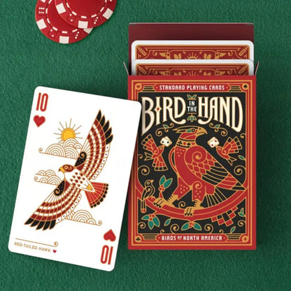 Bird in The Hand Themed Playing Cards - 54pcs Cards Art Deck Unique Bird Illustrations Playing Cards for Collectors