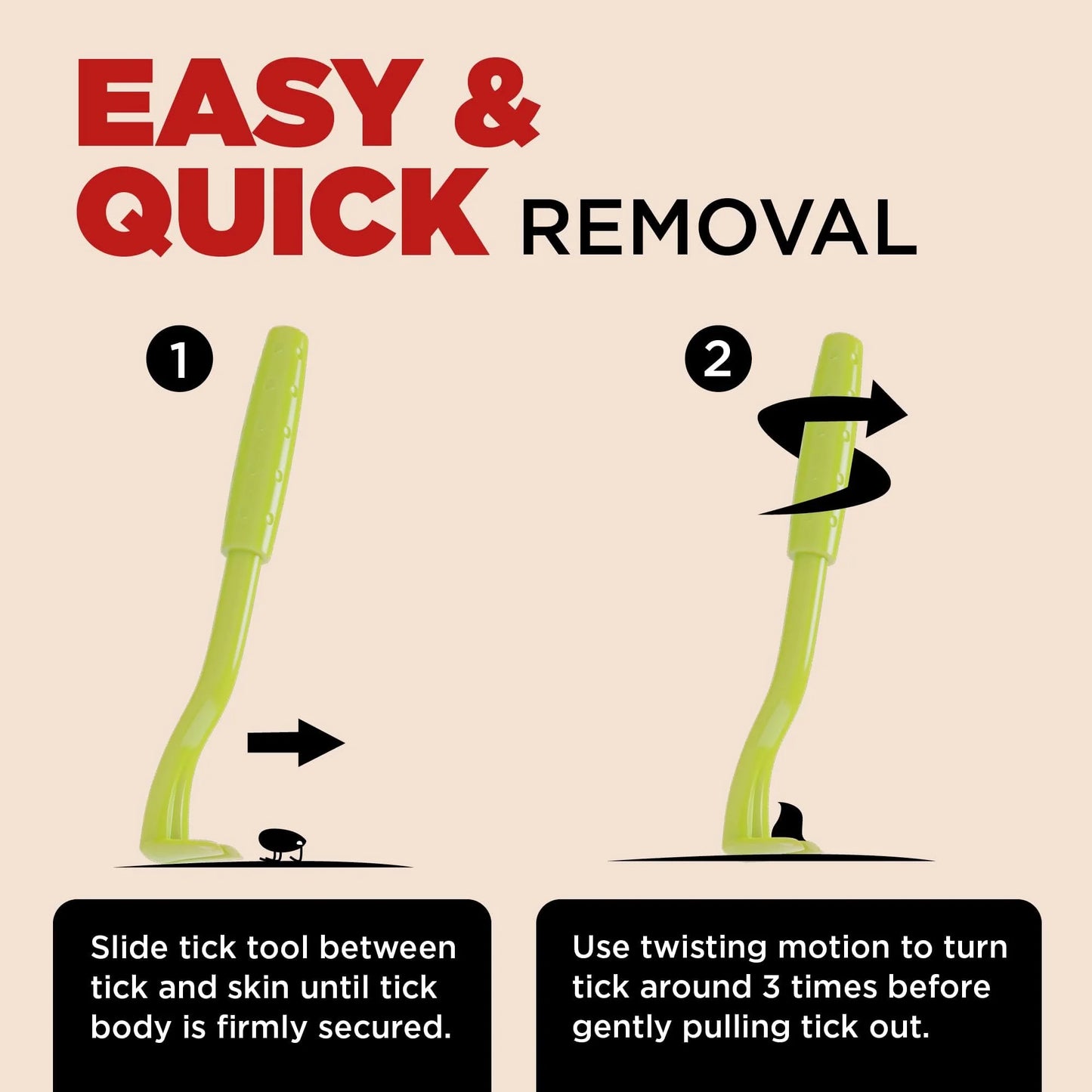 4 in 1 Tick Remover Tool Professional Removal Tweezers for Humans & Pets Pets Flea and Tick Removal Remover Tools