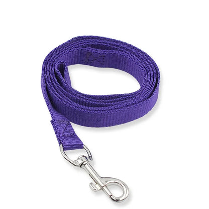 1Pc 120cm*1.5cm Nylon Pet Dog Leash Harness Dog Collar Walking Training Leash Cats Dog Harness Collar Leash Strap Belt for Puppy