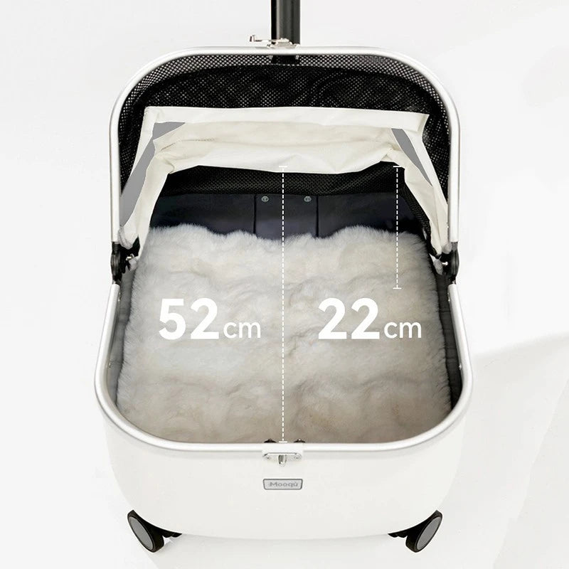 Lightweight Dog Carriers Outdoor Travel Cat Carriers Breathable Windproof Pet Carrying Easy Interactive Pet Strollers Supplies