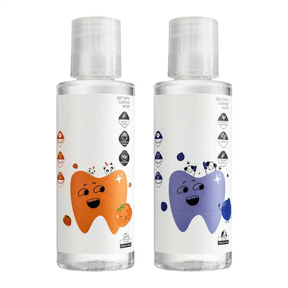 Dog Breath Water Additive 200ml Natural Healthy Bad Breath Remover Solution for Indoor Outdoor Travel Brushing Grooming Health
