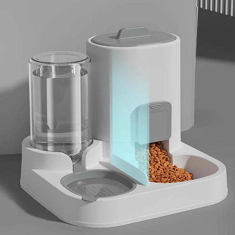 Pet feeding water maker two-in-one smooth food large capacity integrated feeding water simple wind bowl cat food bowl dog bowl