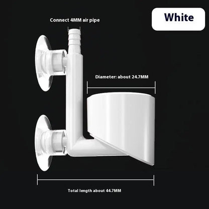 Aquarium Fish Tank Air Pump With Suction Cup Mini Bubble Tray Air Purifier Ultra Dense Bubble Rock Oxygenation Accessories