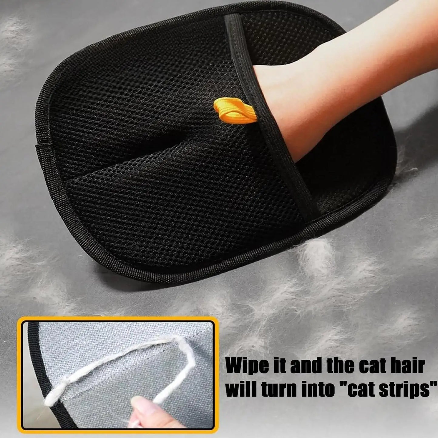 Dog Grooming Gloves for Shedding Pet Hair Remover Gloves for Washing Double-Sided Pet Gloves for Washing Deshedding Grooming