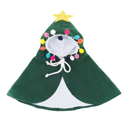 Cat  Costume Dog Cape Cloak Winter Warm Plaid Pet Clothes Puppy Kitten Apparel  Festival Outfit