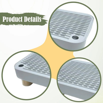 Litter Box Step for Kitten and Old Cats Litter Sifter Box for Floor Carpet Pet indoor Footrest Pet Cleaning Supplies Washable
