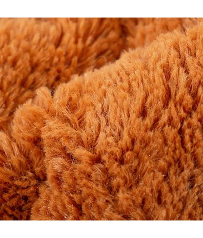 Furry Warm Cat Carrier Portable Pet Travel Bag Luxury Outdoor Handbag Car Seat Winter Cozy Nest For Puppy Kitten Transport