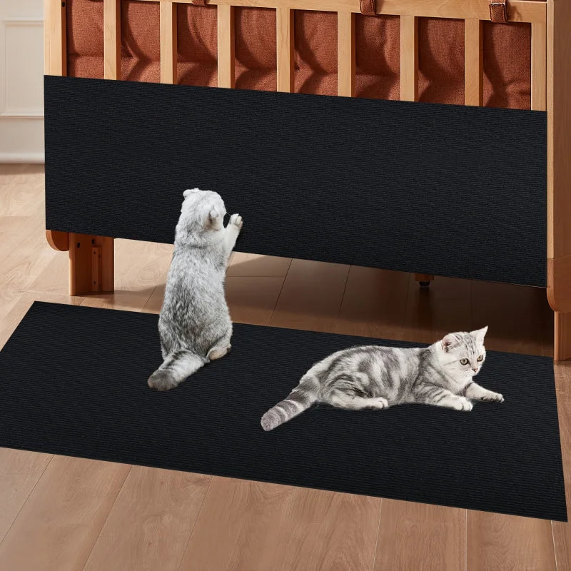 Trimmable Cat Scratching Mat Cat Scratcher Sofa Tape Scratching Post Self-adhesive Carpet Cats Scratch Board Cat Accessories