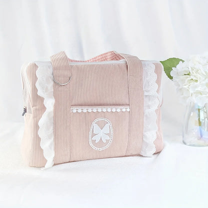 Pink Floral Pet Carrier - Cozy, Breathable & Stress-Resistant for Small Dogs & Cats. Zip Closure, Perfect for Travel!