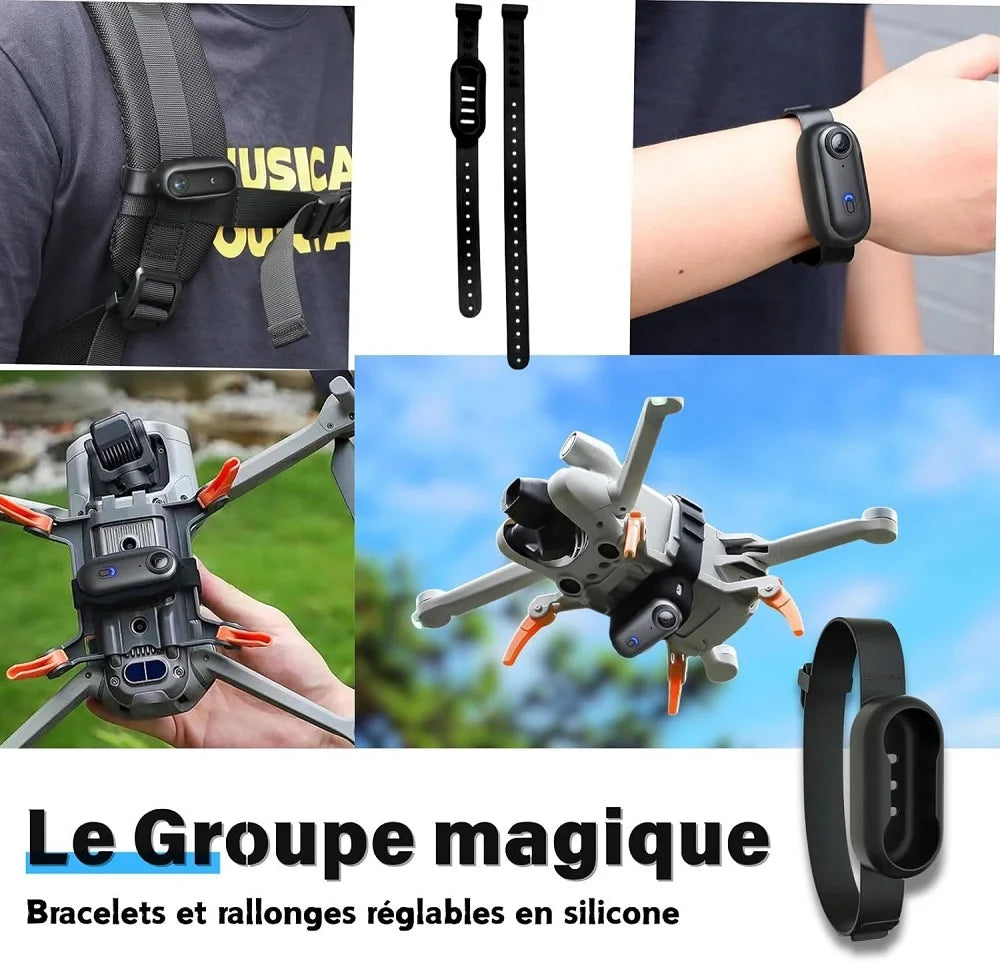 4K HD Mini WiFi Camera 1080P Outdoor Pet Collar APP Portable Sports Vlogging Bodycam Magnetic Video Recorder Microphone POV Cam