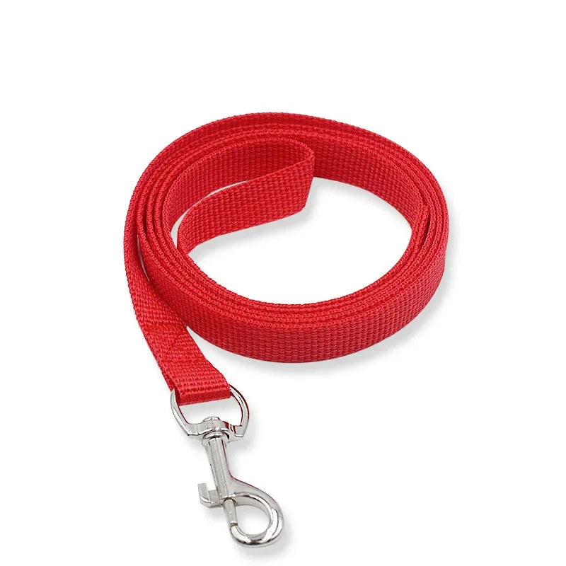 1Pc 120cm*1.5cm Nylon Pet Dog Leash Harness Dog Collar Walking Training Leash Cats Dog Harness Collar Leash Strap Belt for Puppy