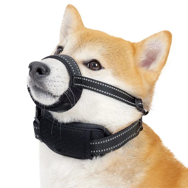 Dog Daily Necessities Bite Prevention Barking Prevention Muzzle Leash Compatible Outdoor Dog Walking Muzzle Protection Jaw Dog