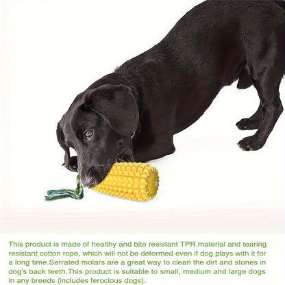 Dog Chew Toys for Aggressive Chewers, Teeth Cleaning Chew Toy,Corn Shape Interactive Dog Dental Toys for Medium Large Puppy Dogs
