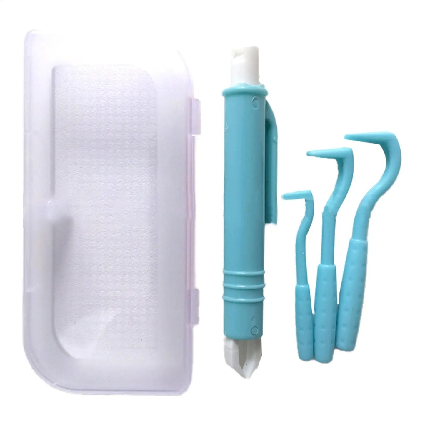 Safe Tick Remover Tool for Dogs & Cats, 4Pcs Pet First Aid Kit with Tweezers & Comb, Gentle Flea Lice Removal for Pets and Human