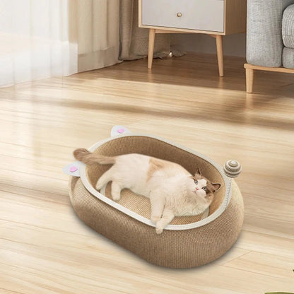 Cat Scratcher Bed 3 in 1 Portable Furniture Protection Sofa Pet Supplies