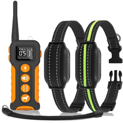 1000M Electric Dog Training Collar 9 Different Tones Dog Anti Bark Collar Waterproof Rechargeable Trainer Collar Max for 3 dogs