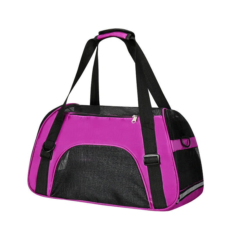 Portable Dog Cat Carrier Bag Pet Puppy Travel Bags Foldable Cats Handbag Travel Pet Bag Transport Bag
