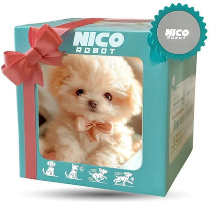 Electric Cuddly Dog Toy Walking with Barking Sound, Cute Plush Dog Doll, Birthday Gift, Pet Dog Stall Item