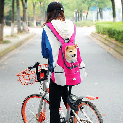 Pet Dog Carrier  Bag Backpack Outdoor Portable Dog Carrier  Bag Backpack Out Double Shoulder Travel Carrier For Dogs Travel Set