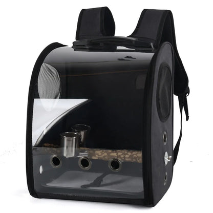 Pet Bird Cage House Parrot Carrier with Feeders Bird Large Space Travel Bag Breathable Portable Bird Cage Accessories