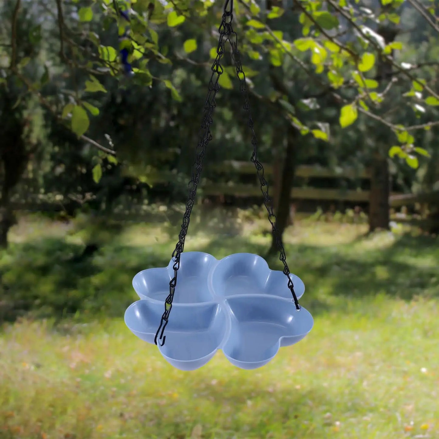 Bird Feeder Water Bowl Feeding Tray Stable Hanging Design for Outdoor Garden Birds Drinking