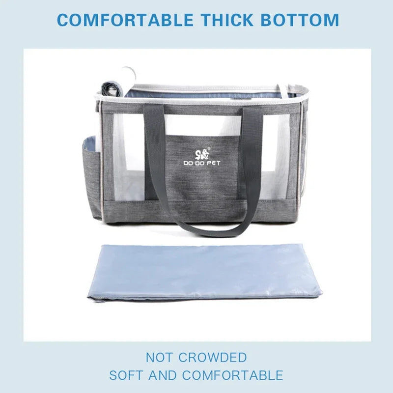 Cat Carrier Bag Breathable Transporter Pet Bag Portable Puppy Single Shoulder Bags Travel Carrier For Cats Dogs Pet Handbag