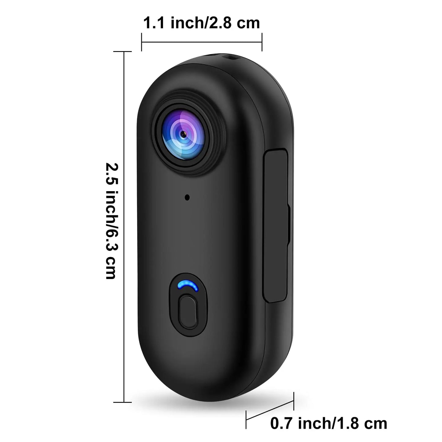 4K HD Mini WiFi Camera 1080P Outdoor Pet Collar APP Portable Sports Vlogging Bodycam Magnetic Video Recorder Microphone POV Cam