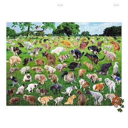 101 Dog Poop Puzzle Games for English Children's Puzzle Development, Family and Students Can Use As Holiday Gifts