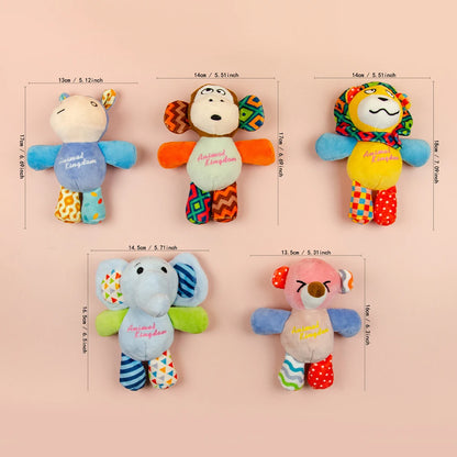 Dog Toys Puppy Toys Cute Squeaky with Crinkle Paper Stuffed Plush Animal Dog Toys for Small Medium Large Dogs