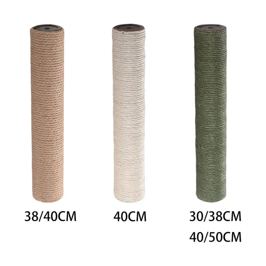 Cat Scratching Post for Cat Tree DIY Cat Climbing Frame Replacement Post Kitten Toy Sisal Rope for Small Animals Indoor Playing