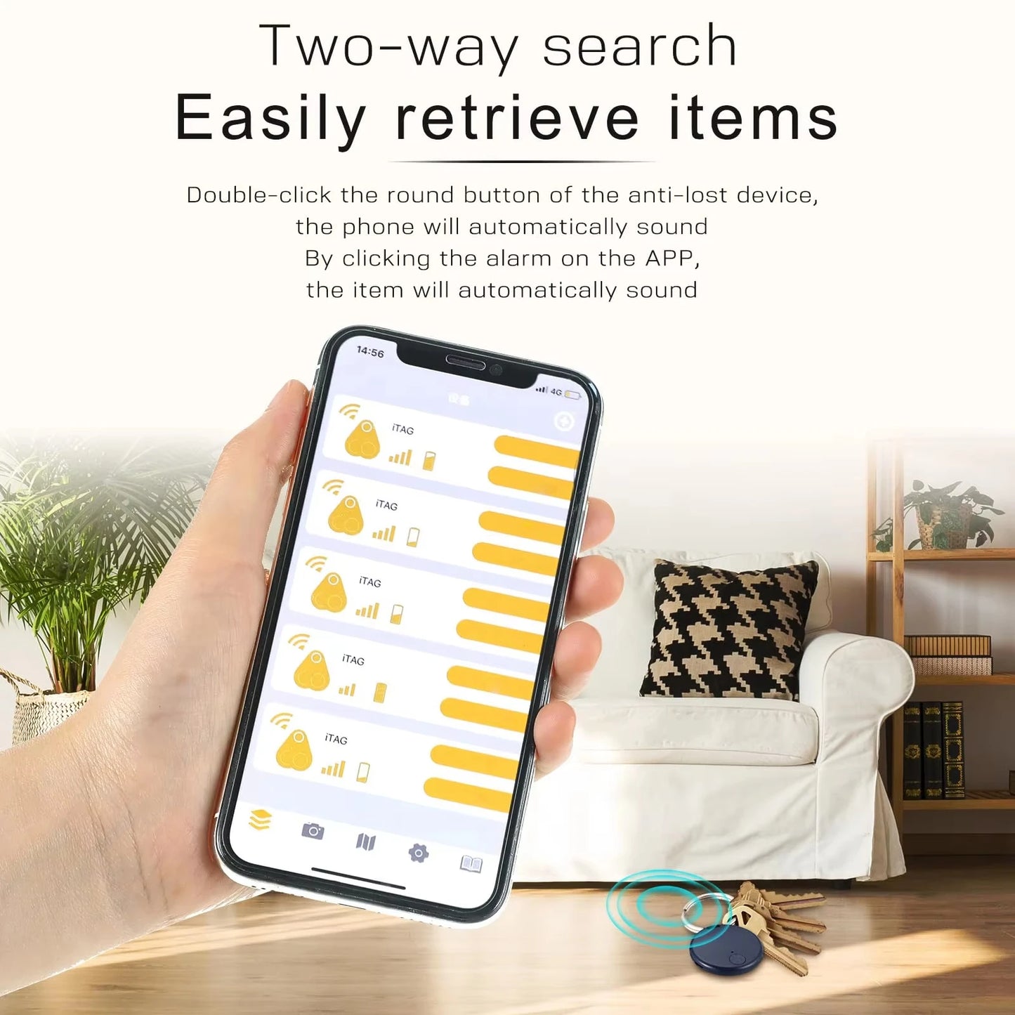 GPS Tracker 5.0 Mini Smart Bluetooth Tracking Devicet Pets Children Vehicle Real Time Locator For IOS Android Anti-Lost Detector